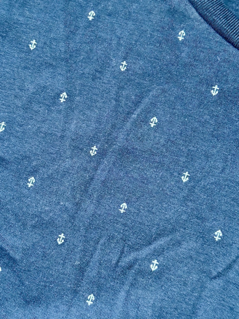NWT Old Navy Dark Blue Short-Sleeve Tee with Small Anchor - Picture 3 of 9